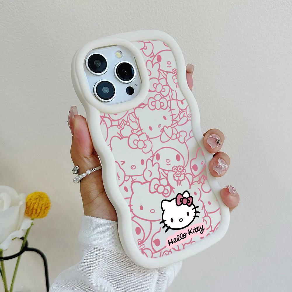 Red Line Hello Kitty Case For Huawei Honor 400 Lite Pro 90 Lite X9A X9B X9D X8A X8C X8B X8 X7A X7B X7D X5C 5G Cinnamoroll Cover