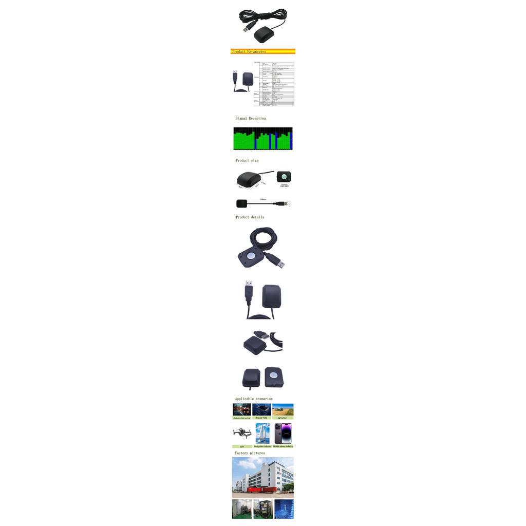 GPS Positioning Module Antenna Chip UBX-M9140 G-Mouse Universal Connector USB Global Navigation GNSS Receiver Android Car Specia
