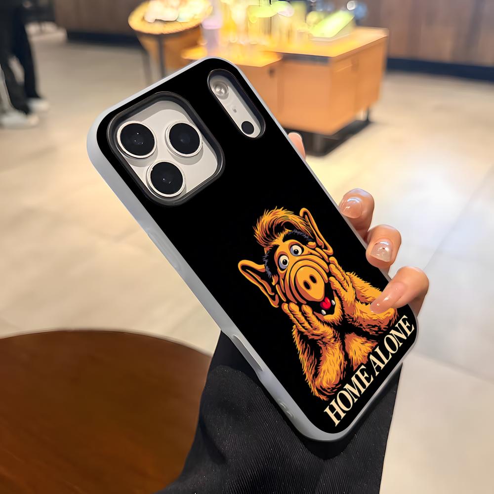Чехол для телефона TV S-Series A-Alf Для iPhone 17 Air 16 E 15 14 Plus 13 12 11 Pro Max Желейный 2-в-1 Защитный чехол