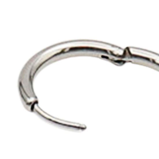 1Pc Unisex Earring Hoop All-match Jewelry Accessory Piercing Round Simple Earring