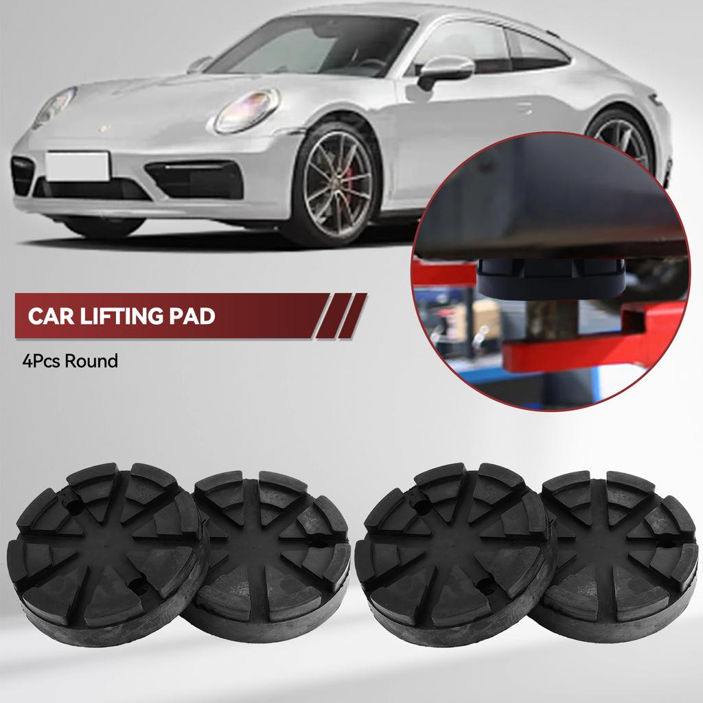 4 шт. резиновые накладки на домкрат для автомобиля, диаметр 125 мм, резиновая накладка на раму, защитный адаптер, аксессуары для домкратного инструмента