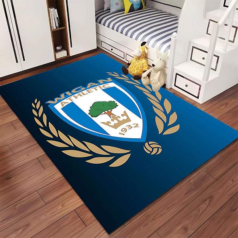Wigan Athletic Team Logo Carpet suitable as a non-slip mat for the living room or bedroom sofa