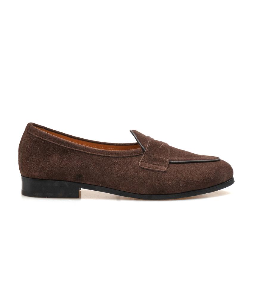 Allclassic Alc4401 Belgian Penny Loafers_Brown Suede