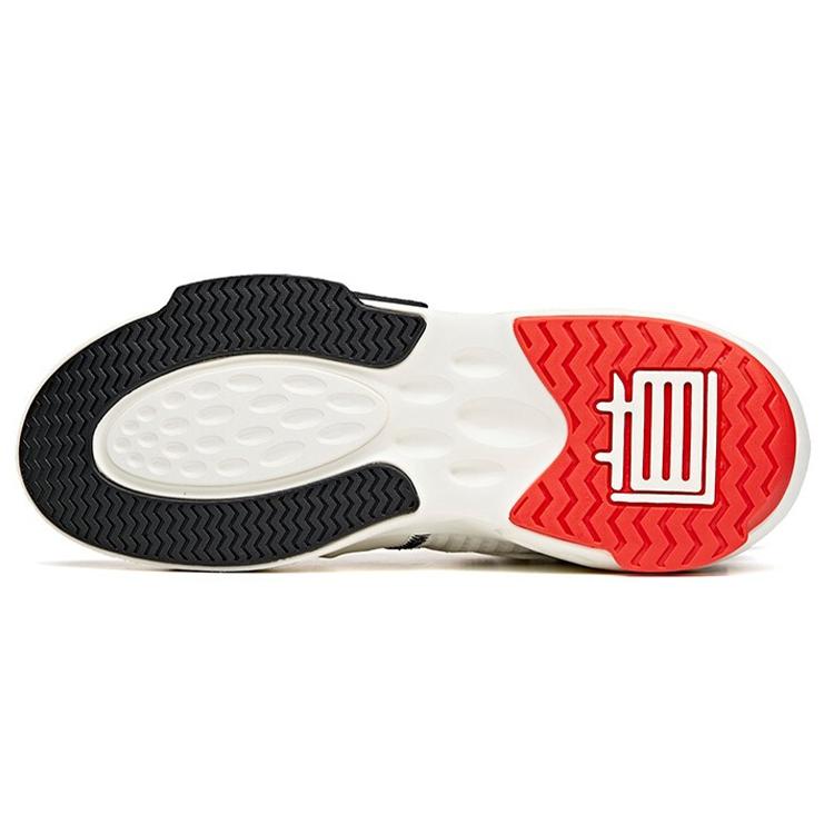ANTA Bastard Casual Shoes Men's Low top Ivory White/Black 112128084-5