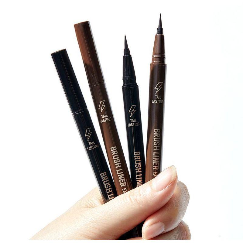 HOLIKA HOLIKA Стойкая подводка-лайнер для глаз Tail Lasting Brush Liner EX - 2 цвета