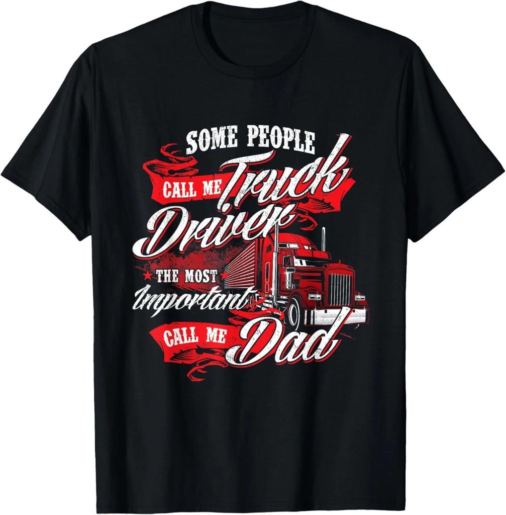 Truck Driver Dad - Trucker Trucking Semi Truck Driver Gift Unisex T-Shirt