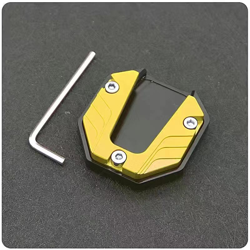 Удлинитель подставки для мотоцикла из алюминиевого сплава, боковая подставка для ног, опорная пластина для мотоцикла