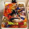 Фланелевое одеяло с принтом персонажей Dragon Ball, Высококачественное, Удобное для всех сезонов, Декор для дома, Тепло и уют, Идеально для рождественских подарков
