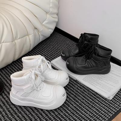 Женские зимние теплые нескользящие ботинки на мягкой подошве большого размера с меховой подкладкой до щиколотки, спортивные хлопковые ботинки, ботинки Мартин