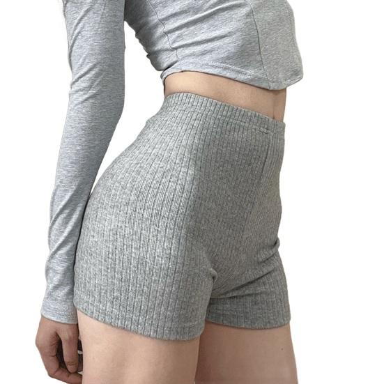 Женские шорты для йоги с высокой талией, приподнятые ягодицы, спортивные шорты, сексуальные однотонные дышащие леггинсы, универсальная одежда