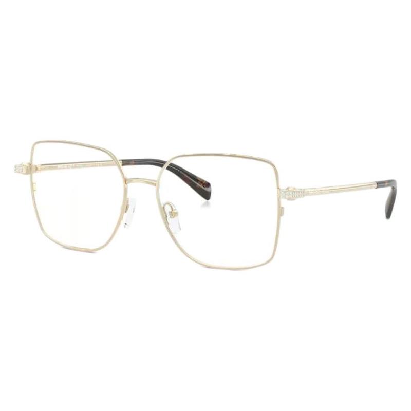 MICHAEL KORS Original design metal square optical glasses women's gold