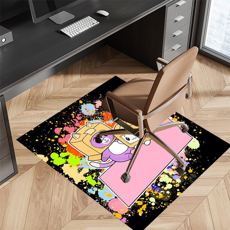Lankybox Foxy and Rocky2 Printed Absorbent Washable Carpet, Non-Slip Bathroom Mats, Kitchen Rugs, Yoga Mat,Living Room Entrance, Camping Picnic Rugs