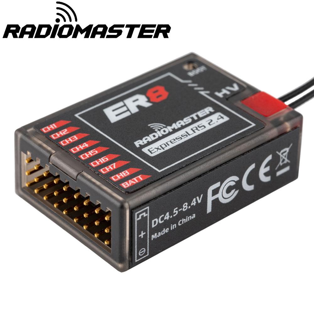 Радиомастер Er4 4-канальный / Er6 Er6G Er6Gv 6-канальный / Er8 Er8G Er8Gv 8-канальный 2,4 ГГц Expresslrs Elrs Pwm Приемник для Радиоуправляемой Машинки/Лодки/Самолета Игрушки