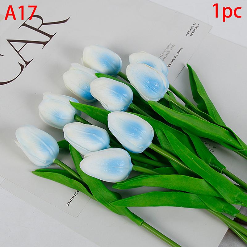 1 шт. тюльпаны искусственные цветы настоящие сенсорные цветы тюльпан букет декор поддельные тюльпаны цветок для домашнего свадебного украшения