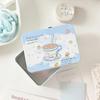 Cartoon Iron Storage Box Kpop Pocards Desktop Storage Small Card Stickers Tapes Storage Box Stationery Office Supplies
