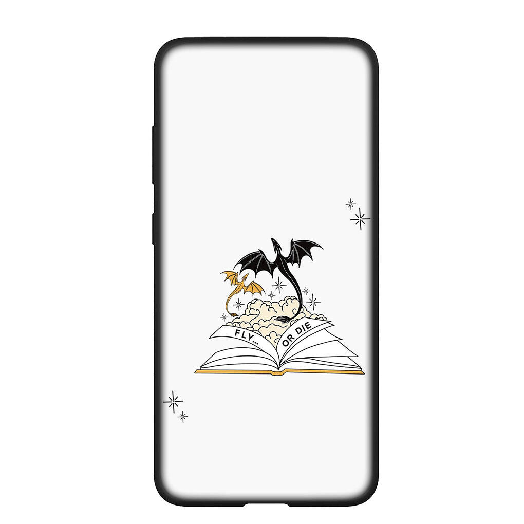 Чехол для телефона для Samsung Galaxy S25 S23 S22 S24 Ultra FE A05 A06 A15 A16 A36 A37 A35 A52 A54 A55 A56 A57 A25 A26 A53 A17 Книга-плакат Четвертое Крыло Чехол