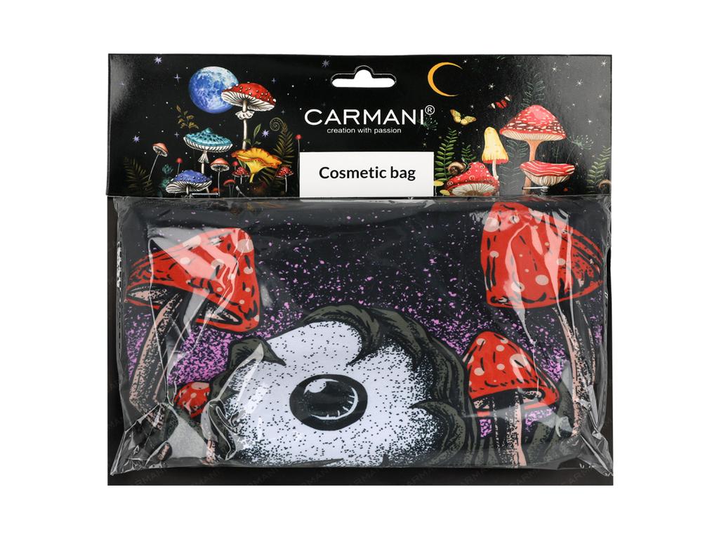 Women' Cosmetic Bag Mushroom Organizer for Cosmetics Travel Case Gift