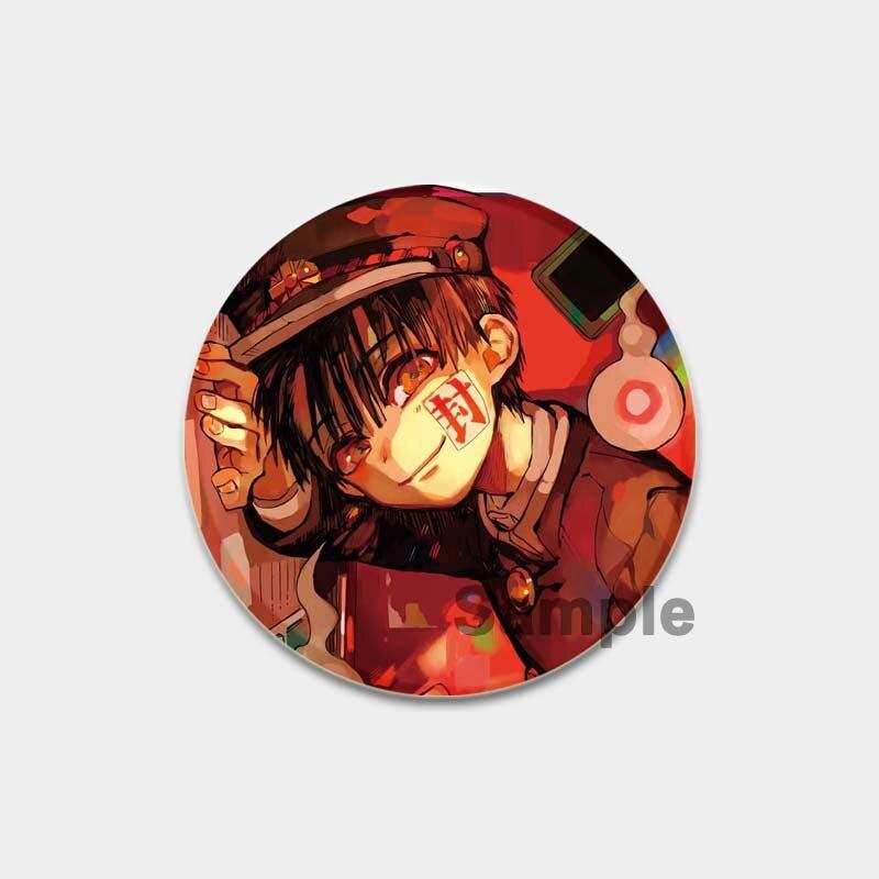 58 мм значки в стиле аниме Hanako Kun на унитаз, аксессуары для рюкзака NENE, значки манги, булавки, мультяшные броши для одежды, сумка, декор, подарки