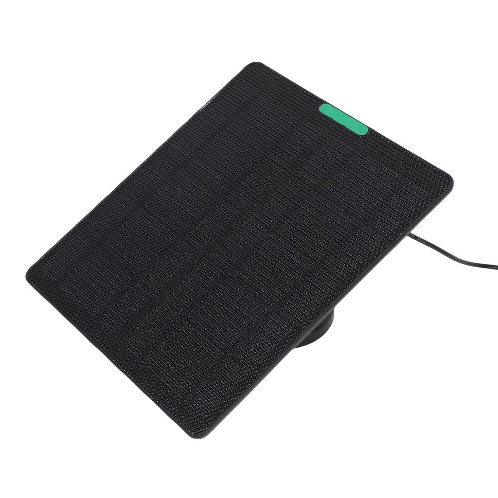 Solar Panel Fit for Ring Camera 10W Water Proof Monocrystalline Silicon Security Camera Solar Panel Black
