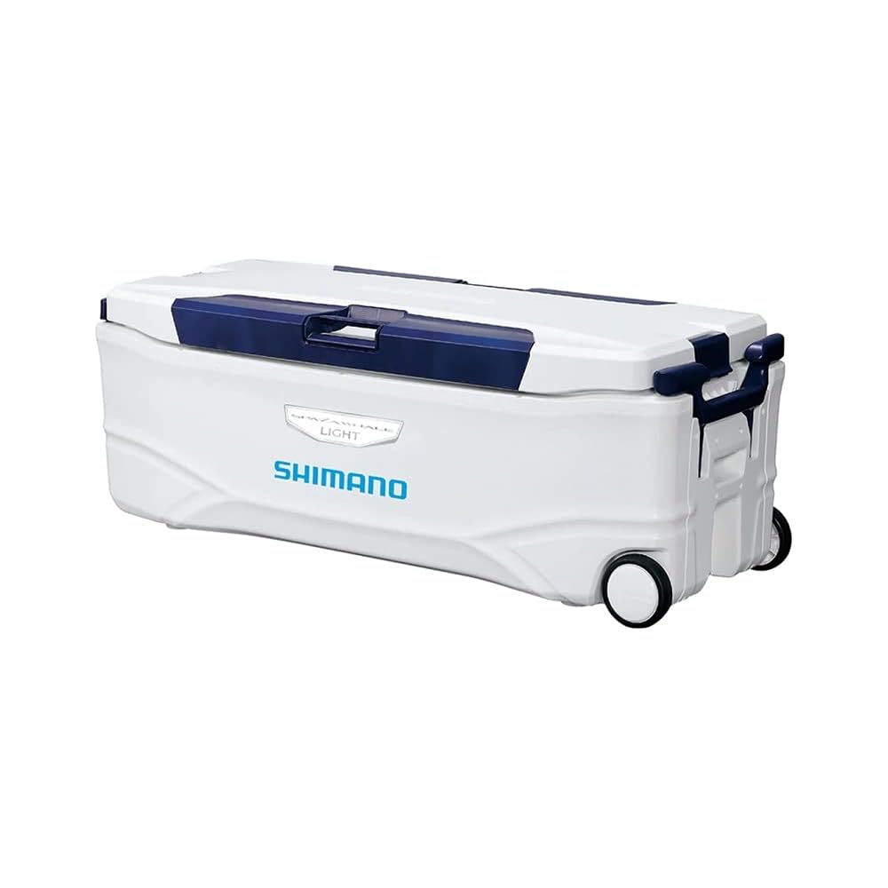 Shimano Spaza Whale Light 650 Fishing Cooler Box 65L Pure White