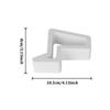 Window Door Stopper With Track Lock Non-Slip Door Wedge Protector Scratch Resistant Window Stopper Block for Bedroom Balcony