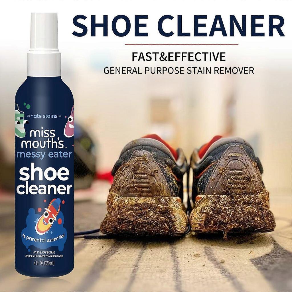 Messy eater Shoe Cleaner Stain Removal Spray for Kids' Footwear 120ml
