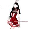 Sexy Cutout Christmas Bunny Role Play Lingerie Dress