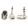 6.35 Mm Audio Mono/Stereo 2/3 Pole Jack Plug Connector 6.35mm 90Degree Right Angle for Audio Guitar Phono Microphone 1/4 Inch