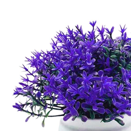 1 комплект имитация бонсай экологически чистый для дома пластиковый многоцветный искусственный травяной горшок для растений уникальный свадебный декор пластик