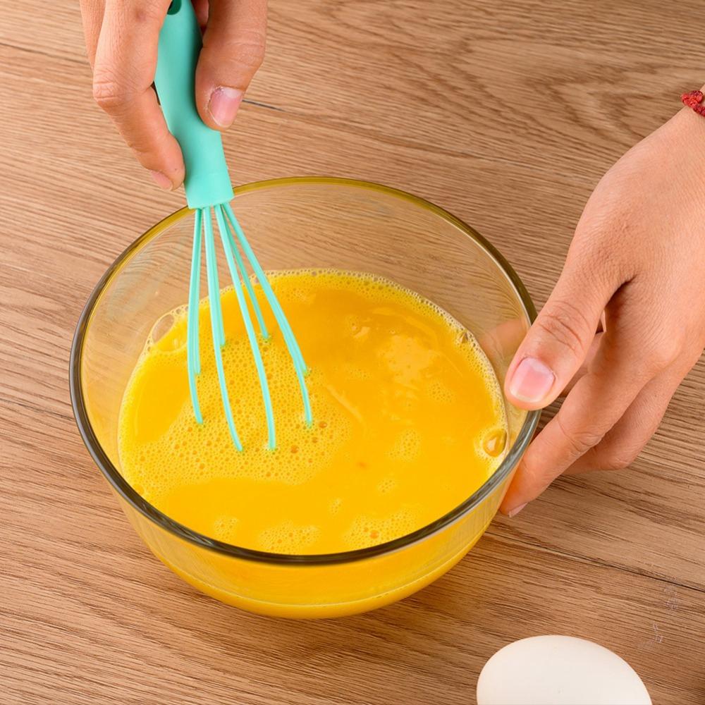 Wood Handle Egg Tool Egg Agitator Egg Mixer Egg Beater Cream Butter Whisk Kitchen Utensils