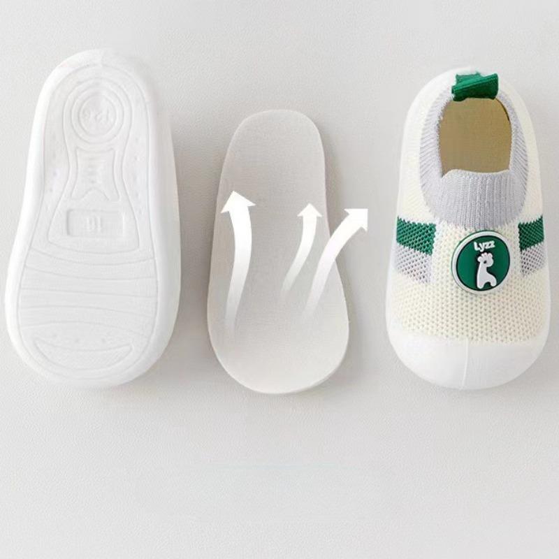 Детская обувь для малышей весна и осень мягкая подошва нескользящая детская обувь сетчатая дышащая анти-пятка детская обувь