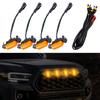 Car Grille Mesh Yellow Light Daytime Running Light Pickup Truck Truck LED Decorative Warning Light Modification