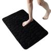 Embossed Pebble Bathroom Water-absorbing Non-slip Floor Mat, Household Bathroom Door Mat, Dirt-resistant and Quick-drying