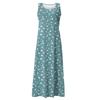Women's Casual Comfortable Floral Print Sleeveless Cotton Pocket Dress