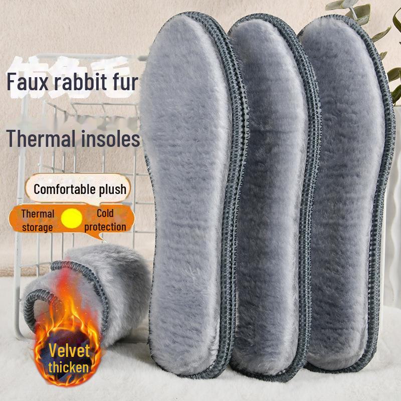 Мягкие, утолщенные зимние стельки: Теплый, дышащий, впитывающий пот, мягкий и не вызывающий усталости материал с добавлением искусственной шерсти.