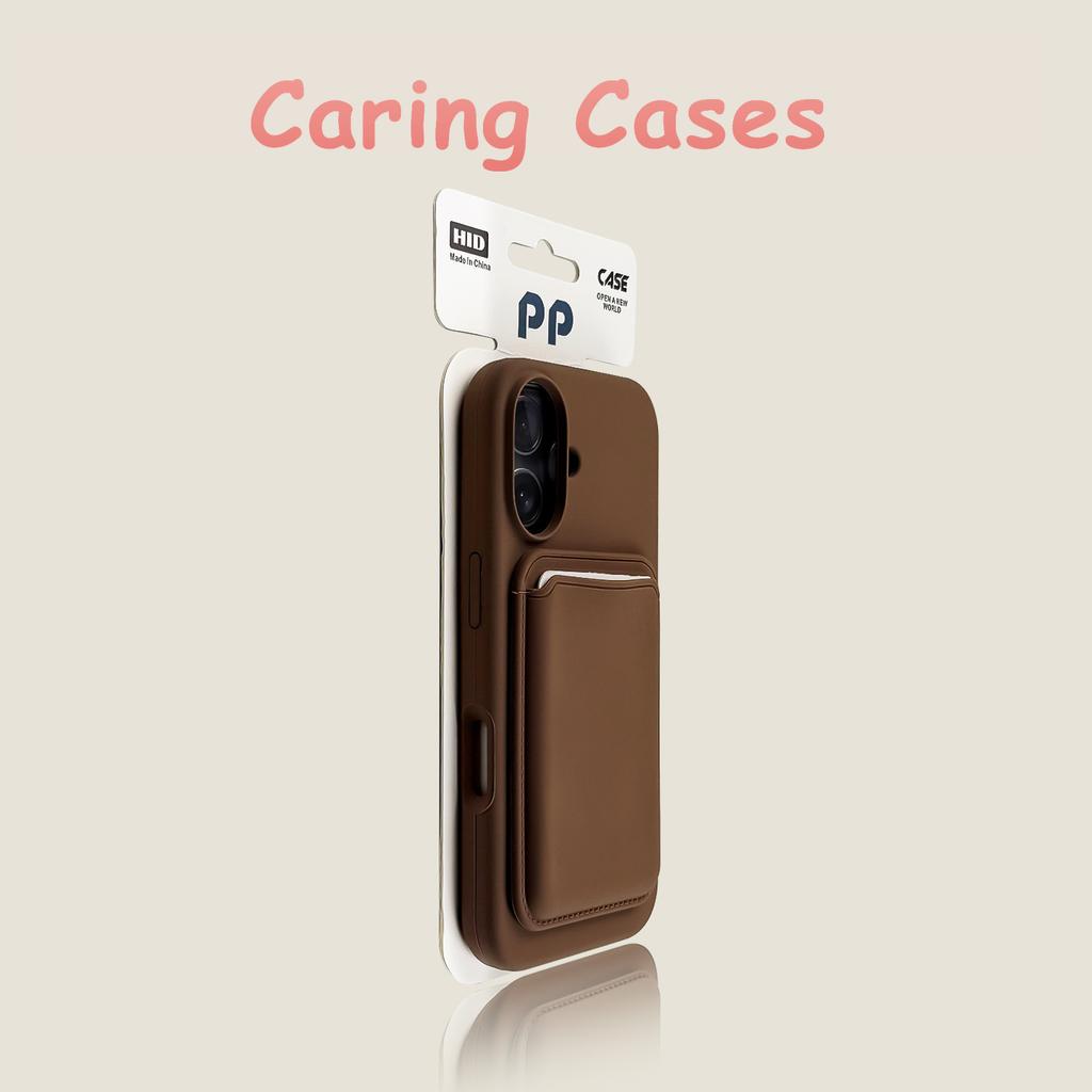 Чехол для iPhone 16 Pro Max Красный Лунный Большой Вырез Кошелек MagSafe Мягкий на Ощупь Ударопрочный Премиум для iPhone 15 14 13 12 11