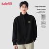 Baleno Men's Loose Fit Stand Collar Cardigan Sweatshirt
