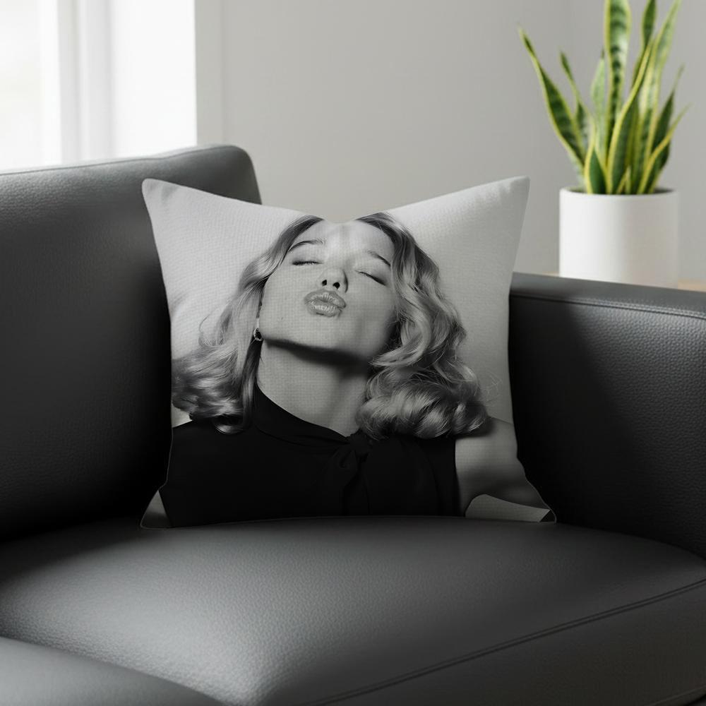 L-Lea Seydoux Cushion Cover Natural Linen Pillowcase Set, All-In-One Decor For Sofa, Bedroom & Chair