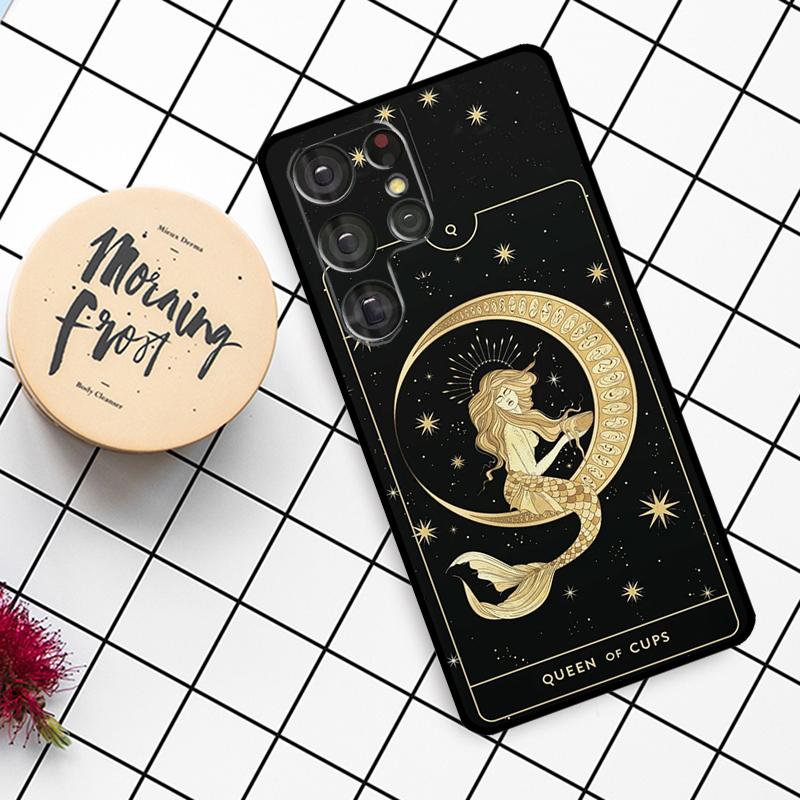 Чехол-кошелек со знаком зодиака и картами Таро для Samsung Galaxy S23 S10 S9 S8 Note 10 Plus Note 20 S22 Ultra S20 FE S21 FE