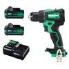 HiKOKI 18V Cordless Drill Driver DS18DE Compact Type and Case (2 Drills, Charger, Included) DS18DE(2XPZ)