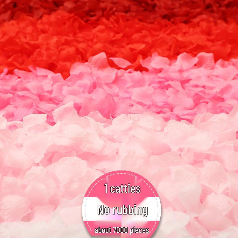 Романтический Свадебный Декор для Помолвки: Искусственные лепестки красной розы