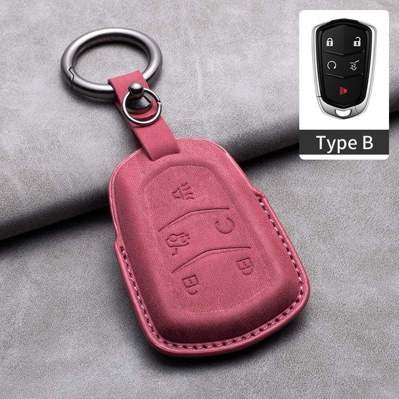 Новый чехол-накладка из овчины для автомобильного ключа-пульта для Cadillac ATS-L XTS XT5 CTS CT6 ATS 28T SRX Escalade 2015 Аксессуары для стайлинга
