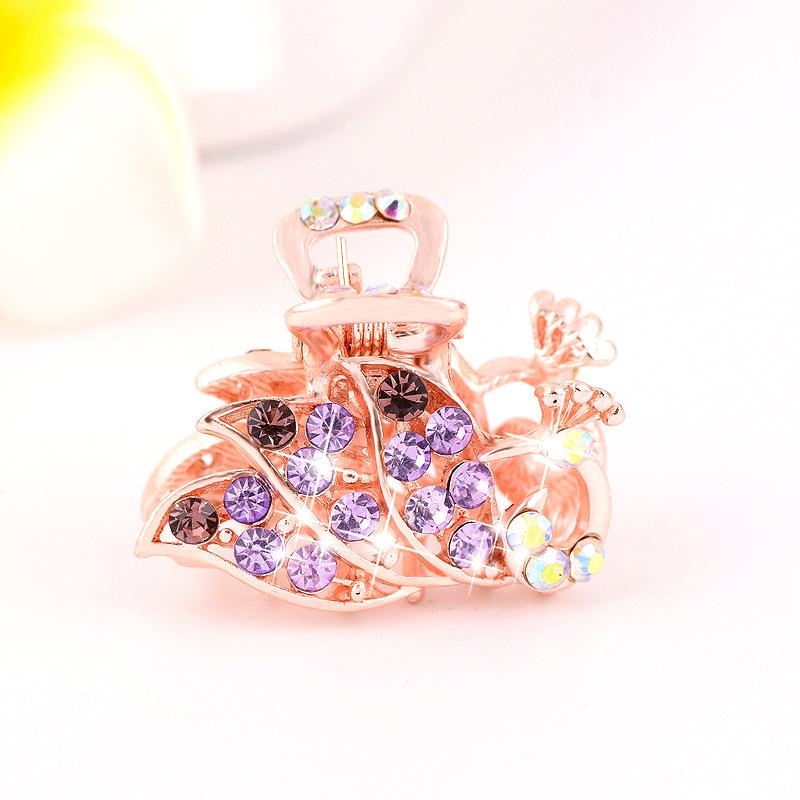 1Pcs Small-sized clasp hairpin female crystal hair accessory hairpin
