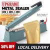 Metal Plastic Impulse Sealer Machine 200MM//300MM/400MM Seal Mesin Sealer Plastik Heat Sealing Machine Packing Mesin Pengedap Makanan