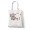 Kawaii Cats Cute Animal Fashion Shopper Bag High Capacity Canvas Bags Women Tote Bag Handbags Casual Girl Shoulder Bag For Girls