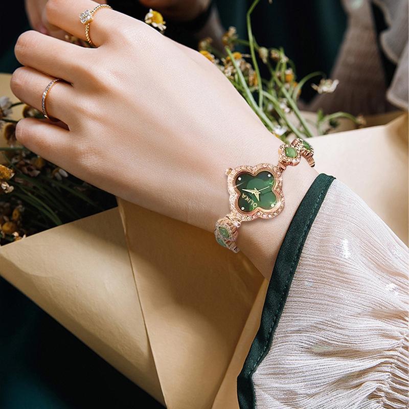 Новые роскошные женские часы высшего бренда с коробкой, водонепроницаемые женские кварцевые часы с четырьмя листами