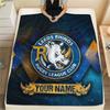 Custom Name Leeds Rhinos2 Flannel Blanket, High quality Comfortable for All Seasons, Home Decor, Warmth and Comfort