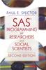 Книга SAS Programming for Researchers and Social Scientists
