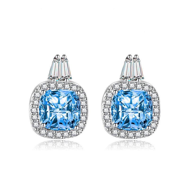 Lindon Copper Alloy Zircon Earrings Drop Earrings For Women Wedding Party Gifts