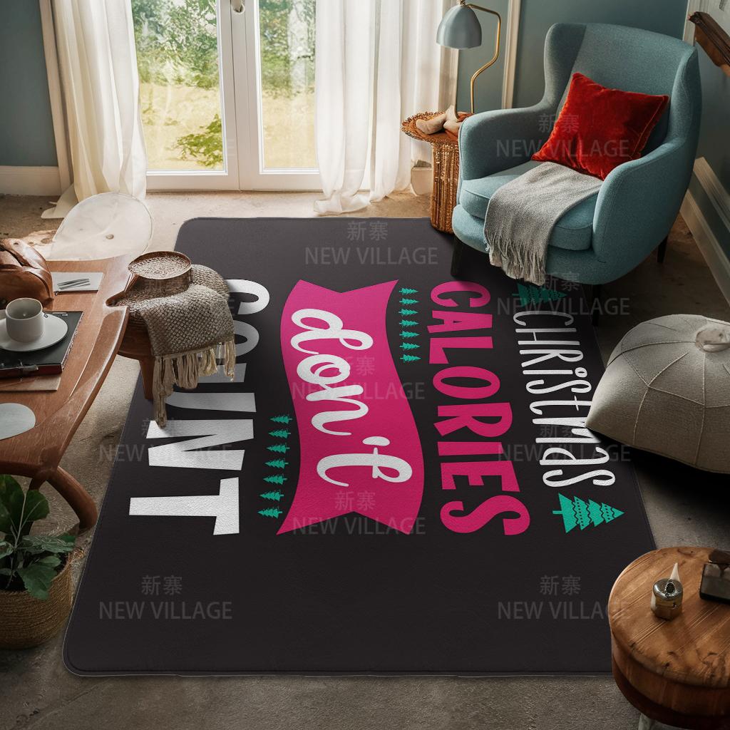 Ковер у входа в дом Домашний коврик у двери Гостиная Ванная Комната Ноги ванная комната Нескользящие коврики с водопоглощением для ванной Счастливого Рождества зима